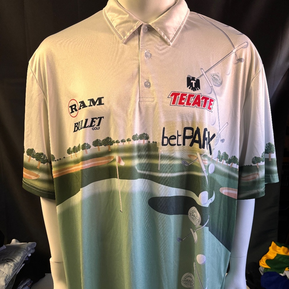 See description...Mens 2X/3X Club Pro Guy golf shirt